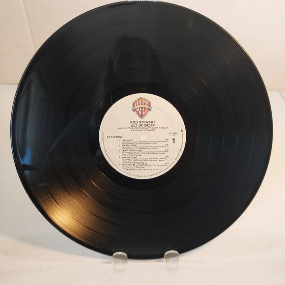 Rod Stewart ~ Out Of Order (Vinyl LP, 1988) - Picture 2 of 4